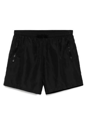 Moschino zip fastening pockets swim shorts - Black
