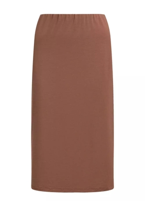 12 STOREEZ stretch pencil skirt - Brown