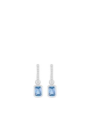 DOWER AND HALL rectangular-gemstone single earring - Silver