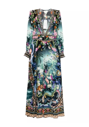 Camilla Basked In Baroque dress - Blue