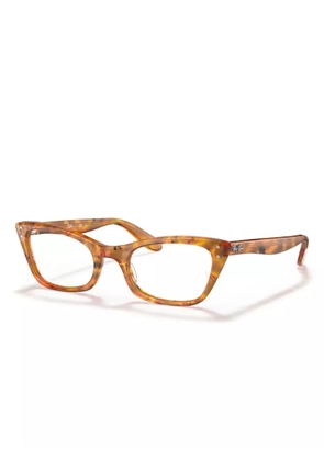 Ray-Ban geometric-frame glasses - Brown