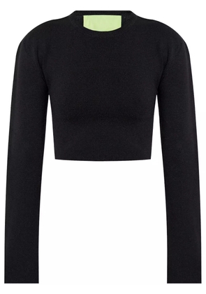 GAUGE81 cropped sweater - Black