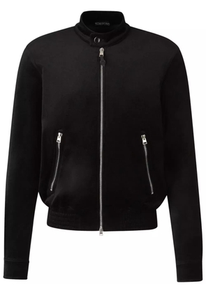 TOM FORD silk-cotton jacket - Black