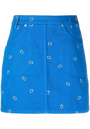Kenzo paisley-print skirt - Blue
