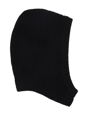 Rick Owens ribbed balaclava - Black