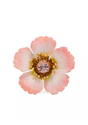 Jennifer Behr Deb flower earrings - Gold