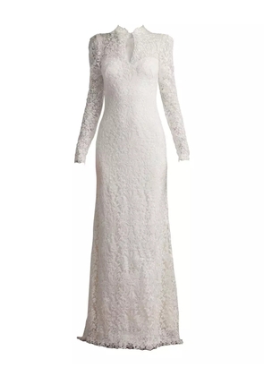Tadashi Shoji Heiss floral-lace gown - White