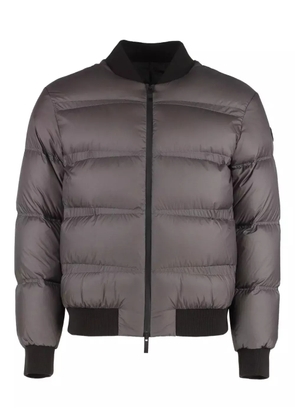 Moncler quilted padded jacket - Brown