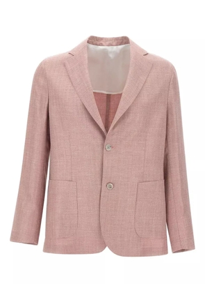 Barba notched-lapels blazer - Pink
