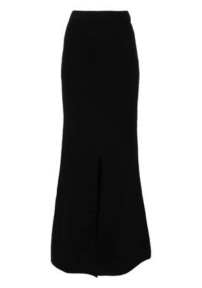 Izaak Azanei ribbed maxi skirt - Black