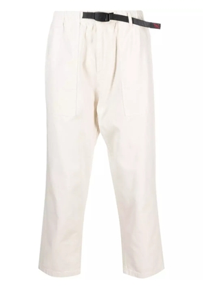 Gramicci buckle-fastening cotton cropped trousers - Neutrals