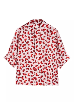 Jil Sander floral-print shirt - Red