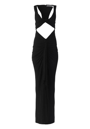Christopher Esber Vivenda draped cut-out dress - Black
