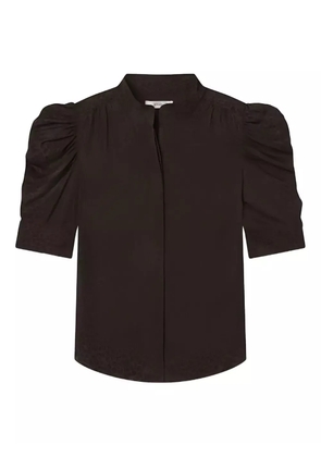 FRAME Gillian silk top - Black