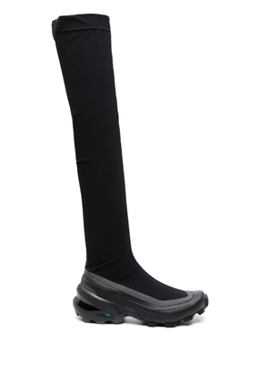 MM6 Maison Margiela X Salomon thigh-length chunky sneakers - Black