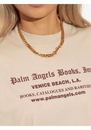 Palm Angels logo chain necklace - Gold