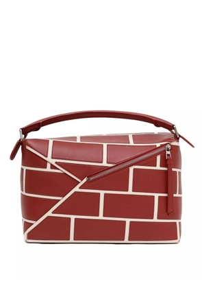 LOEWE large Puzzle Edge shoulder bag - Red