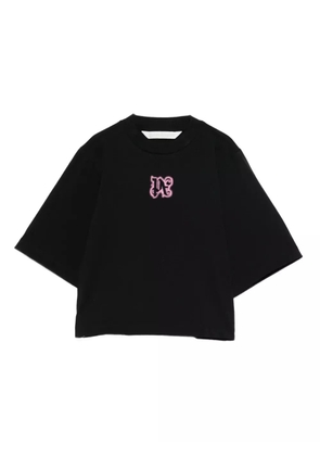 Palm Angels logo-detail t-shirt - Black