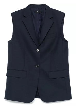 Theory notched-lapels gilet - Blue