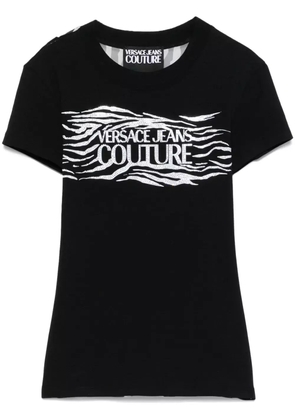 Versace Jeans Couture Crystal Zebra T-shirt - Black