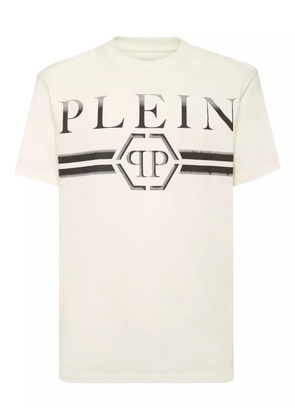 Philipp Plein logo print T-shirt - White
