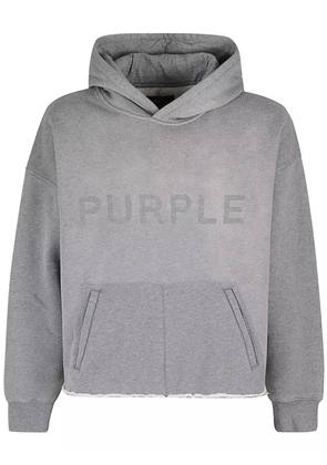 Purple Brand logo hoodie - Grey
