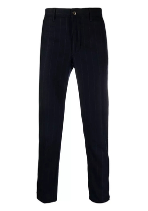 Incotex pinstripe tailored trousers - Blue