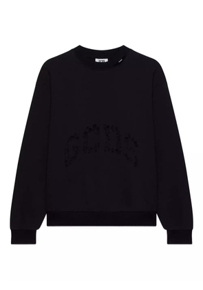 GCDS distressed-effect sweatshirt - Black