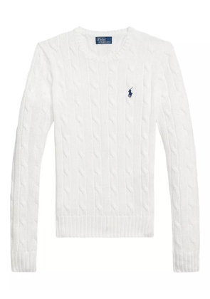 Polo Ralph Lauren cable-knit crew-neck sweater - White