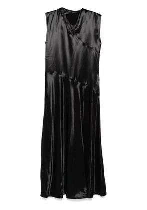 Jil Sander satin midi dress - Black