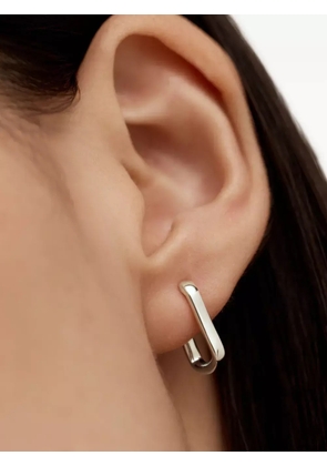 Monica Vinader Alta Capture huggie earrings - Silver