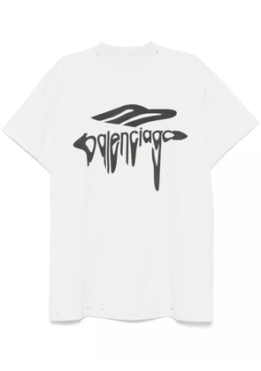 Balenciaga 3B Liquified Oversize t-shirt - Grey