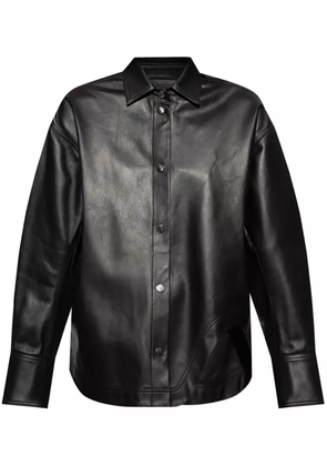 The Attico embroidered shirt - Black