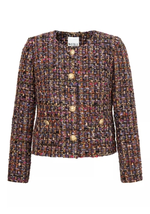 WEILL PARIS tweed button jacket - Red