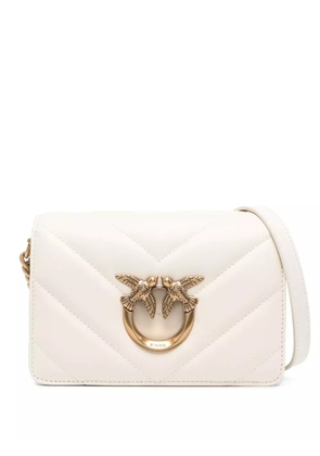 PINKO mini Love Click crossbody bag - Neutrals