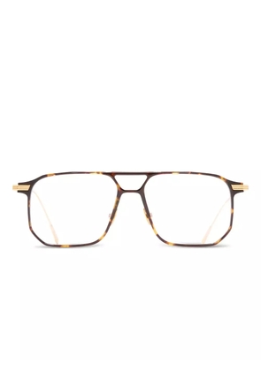 Cutler & Gross 0006 tortoiseshell glasses - Brown