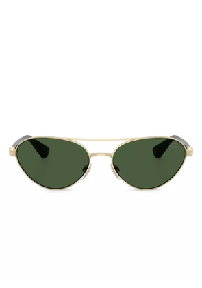 Burberry Eyewear BE3165 pilot-frame sunglasses - Gold