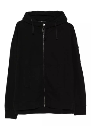 C.P. Company hooded zip-up sweatshirt - Black