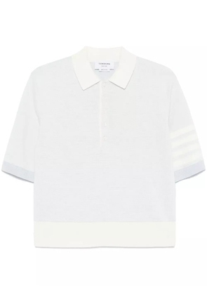 Thom Browne striped polo shirt - Blue
