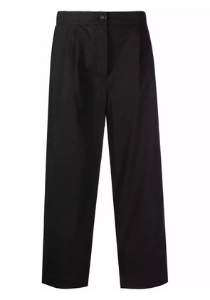 Woolrich straight-leg cropped trousers - Black