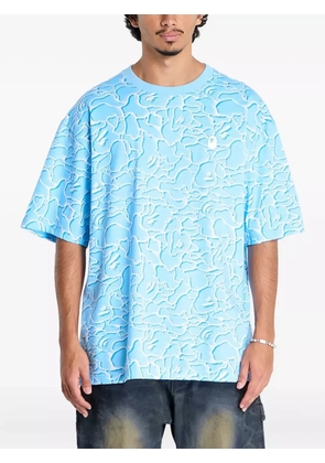 A BATHING APE® pattern T-shirt - Blue