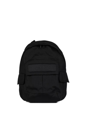 Y-3 flap-pocket backpack - Black