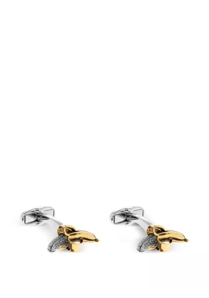 Paul Smith banana-peel cufflinks - Silver