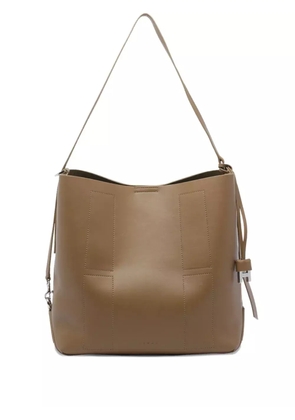 Hogan Hocket leather shoulder bag - Brown