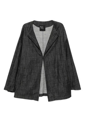 Y's single-breasted blazer - Black