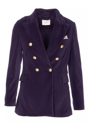 Circolo 1901 double-breasted button jacket - Purple