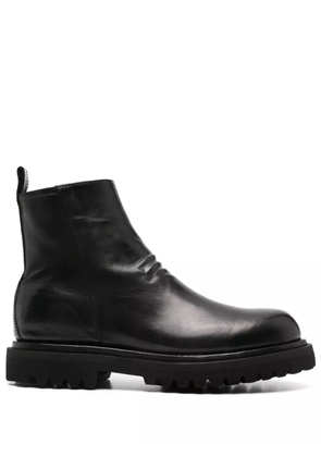 Officine Creative wrinkle-detail boots - Black