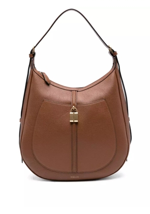 DeMellier small Siena padlock-detail shoulder bag - Brown