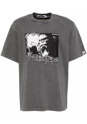 A BATHING APE® graphic print t-shirt - Grey
