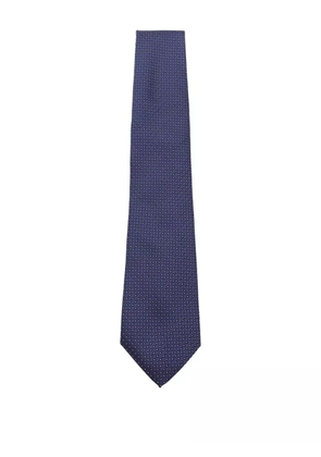 Canali geometric-pattern tie - Blue